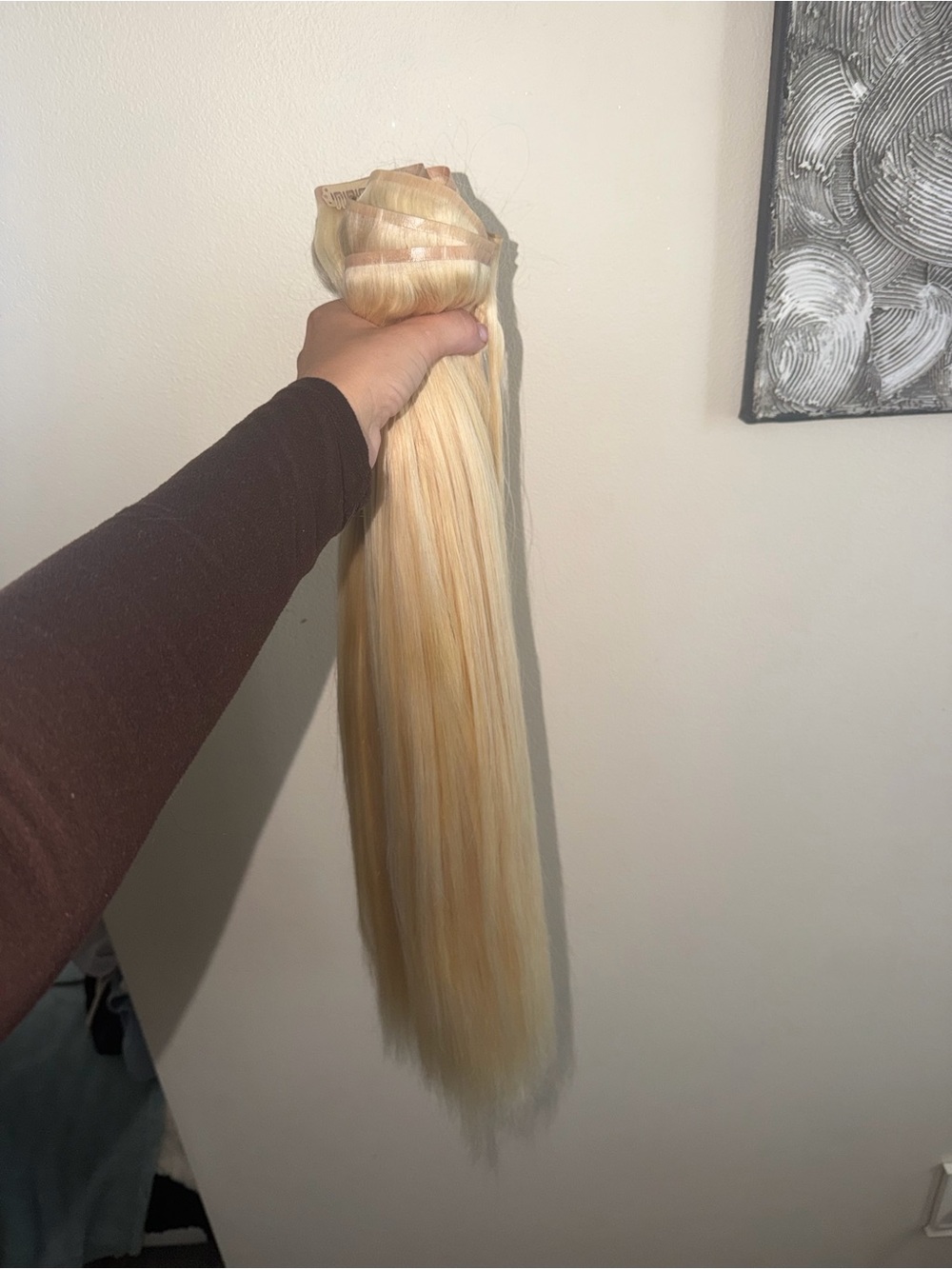 BELLAMI 24 in. 360 g SILK SEAM Hair Extensions - Platinum blonde